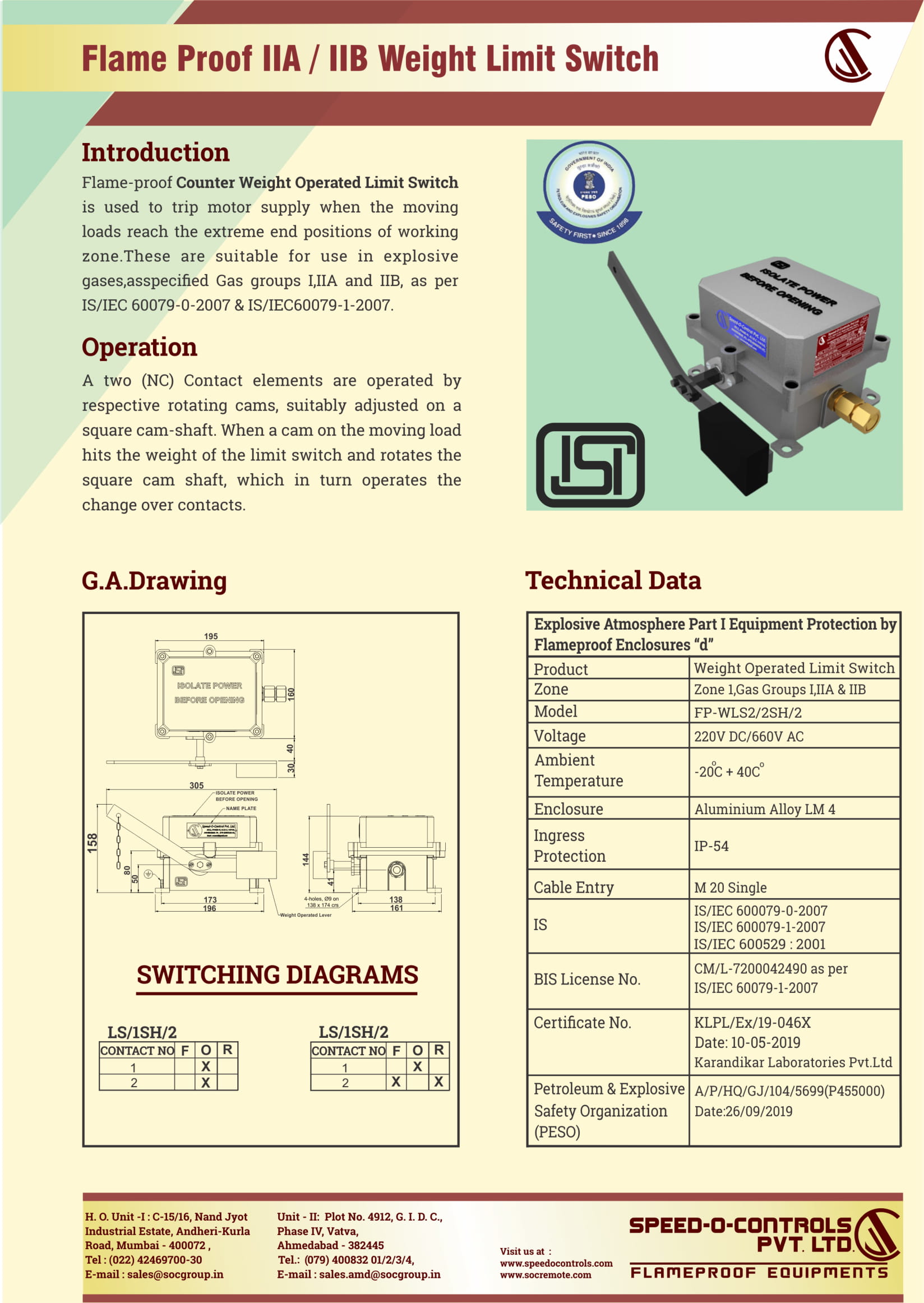 FLP WEIGHT LIMIT SWITCH ( IIA- IIB)-1
