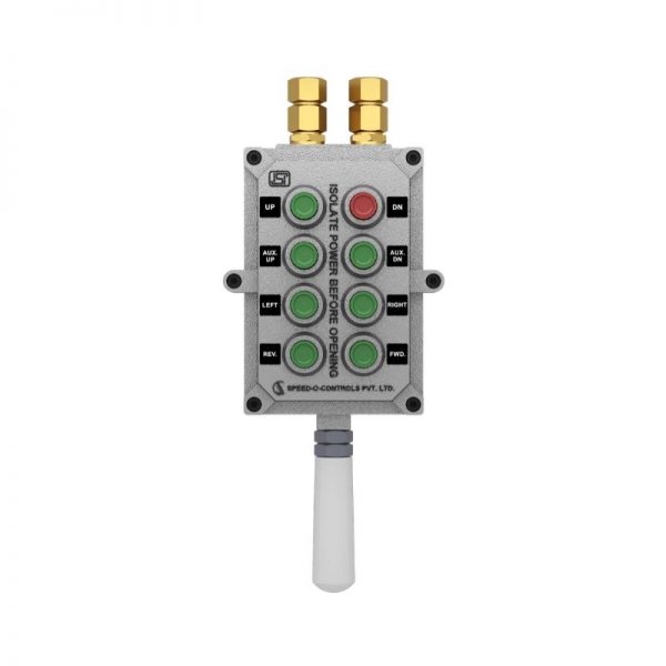 Flame Proof Pendants Push Button Station with 8 Push Button - Zone I & 2, Gas Group 2A/2B