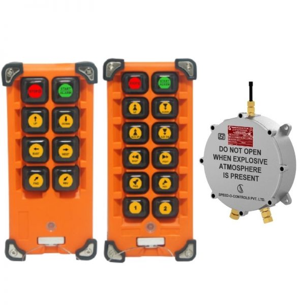 Flame Proof Impact Radio Remote Control System - Gas Group IIC